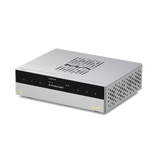 Undentia AB Matrix Audio ND-1 silver desktop DAC with a sleek CNC-machined aluminium chassis and digital display