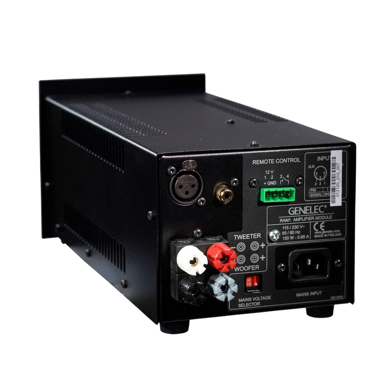 Undentia AB Genelec RAM1 amplifier module for AIW26B in-wall speaker with rear input and output connection ports