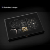Undentia AB Matrix Audio X-Sabre 3 DAC and network streamer showing internal circuit board through glass top panel