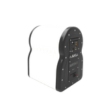 Rear view of the Undentia AB AKu MaYa II active studio monitor speaker showing input ports and black casing.
