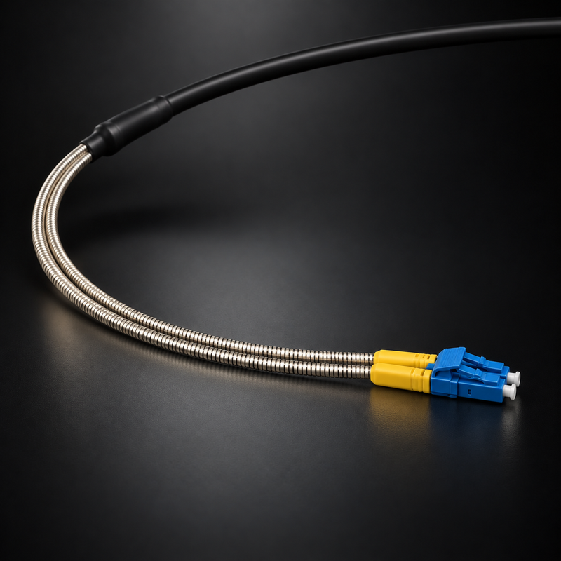 Armerad industriell fiberkabel – single mode duplex