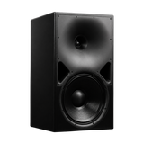 Undentia AB Genelec 8380A SAM active three-way studio monitor in matte black with a 15-inch woofer and coaxial driver.