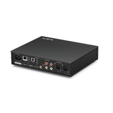 Matrix Audio mini-i-pro Streamer bakifrån och snett uppifrån  asfaltgrå