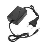 Undentia AB black power adapter with European plug and DC barrel connector for fiber optic media converter