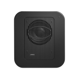 Undentia AB 7370A SAM studio subwoofer in black with a protective metal grille and rounded square frame