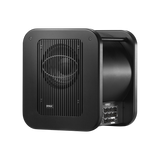 Undentia AB 7370A SAM studio subwoofer in black with a protective front grille and rear input panel