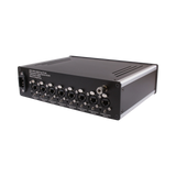 Undentia AB Ediscreation Silent Switch OCXO audio network switch rear panel with multiple LAN ports and ground switches
