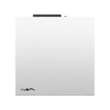 Undentia AB Matrix Audio Element S music streamer in a sleek silver finish, top-down view of the high-end audio device.
