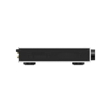 Undentia AB Element X2 Pure music streamer side view showing the sleek black and silver aluminum chassis design
