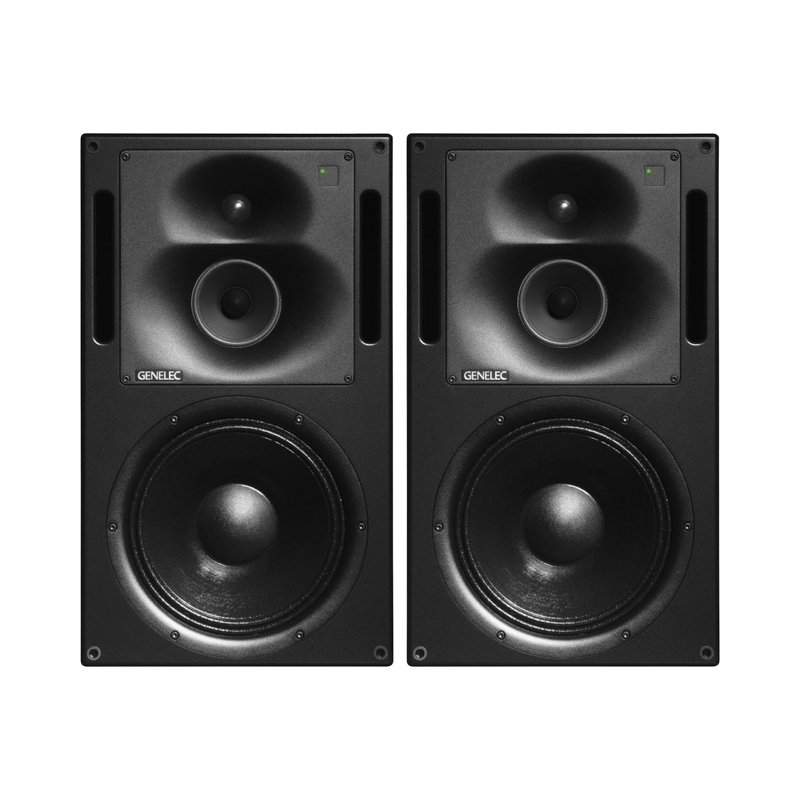Undentia AB Genelec 1237A SAM three-way active studio monitors in black for professional music production