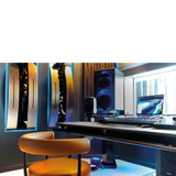 Undentia AB Genelec 1237A three-way studio monitor speaker installed in a professional music production studio setup