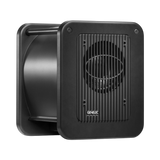 Undentia AB Genelec 7350A SAM studio subwoofer in a compact black design with a protective front grille