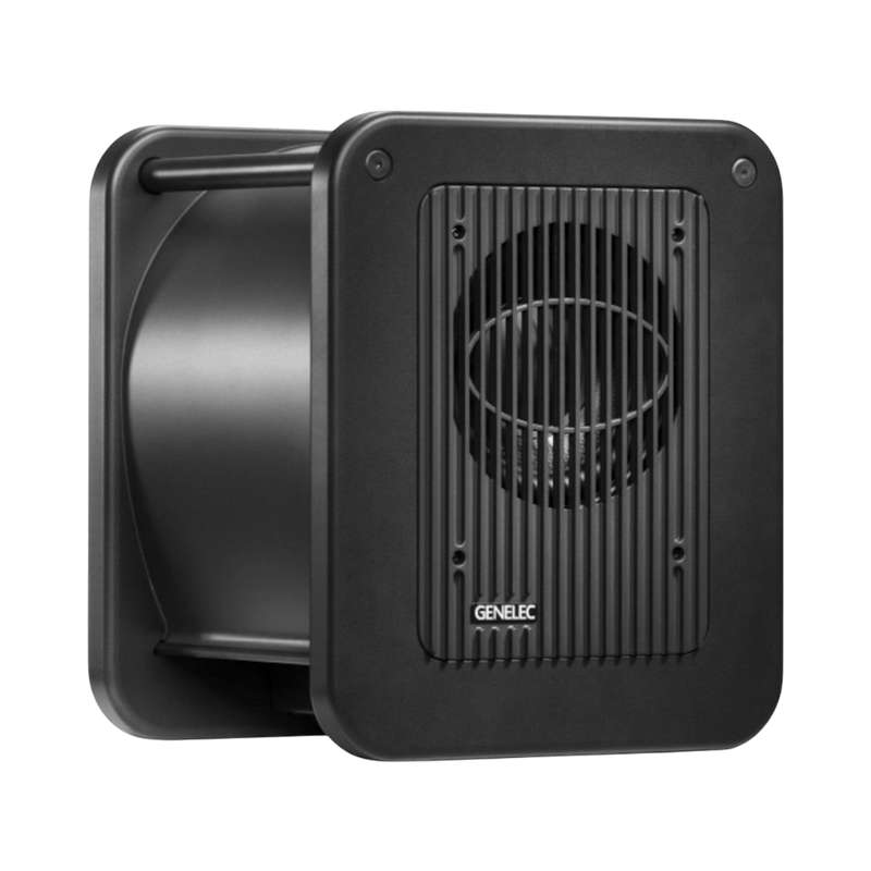 Undentia AB Genelec 7350A SAM studio subwoofer in a compact black design with a protective front grille
