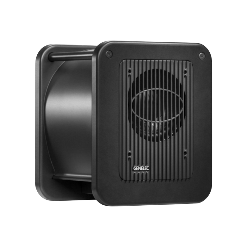Undentia AB Genelec 7350A SAM studio subwoofer in a compact black design with a protective front grille
