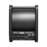 Undentia AB Genelec 7350A SAM studio subwoofer rear panel showing analog and digital XLR input and output ports