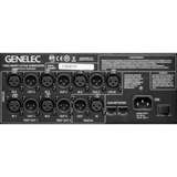 Undentia AB Genelec 7350A SAM studio subwoofer rear connection panel with XLR analog and digital inputs and outputs