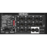 Undentia AB Genelec 7360A studio subwoofer rear connection panel with analog and digital XLR inputs and outputs