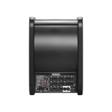 Undentia AB Genelec 7360A SAM studio subwoofer rear panel showing multiple XLR analog and digital connectivity ports
