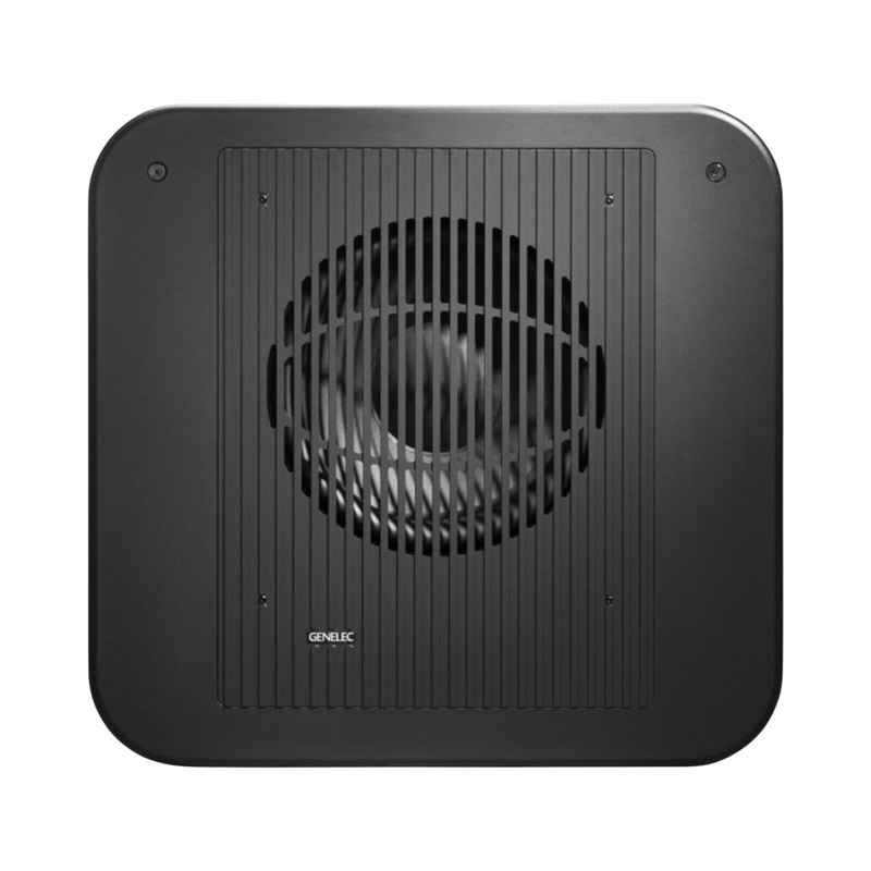 Undentia AB Genelec 7380A SAM studio subwoofer in black with a protective front grille and circular driver design.