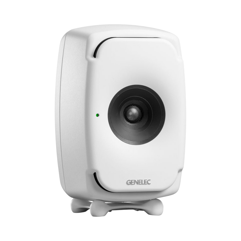 Undentia AB Genelec 8331A SAM white three-way studio monitor speaker on a compact stand