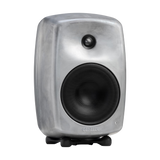 Undentia AB Genelec 8340A SAM studio monitor in a raw metallic finish with a black woofer and tweeter on a stand