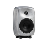 Undentia AB Genelec 8340A SAM studio monitor in a raw metallic finish with a black woofer and tweeter on a stand