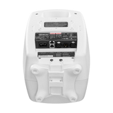 Undentia AB Genelec 8340A SAM studio monitor in white, showing the rear panel with connectivity and mounting base.