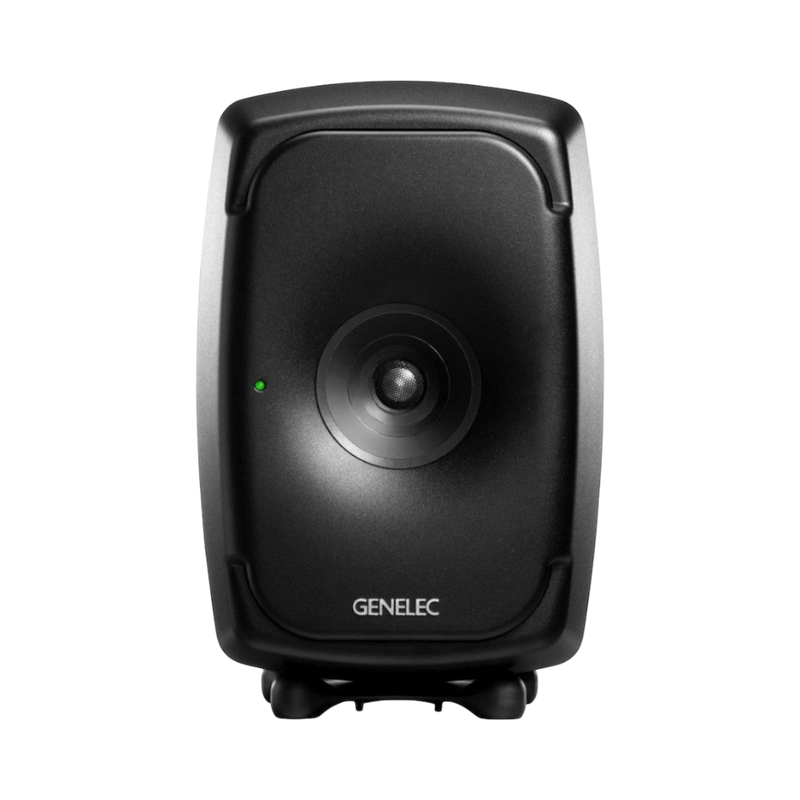 Undentia AB Genelec 8341A SAM three-way active studio monitor in black with a sleek, compact acoustic design.