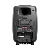Undentia AB Genelec 8341A SAM active studio monitor rear panel showing input ports, control switches, and mounting base