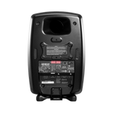 Rear view of Undentia AB Genelec 8341A SAM active studio monitor showing input ports, control switches, and label.