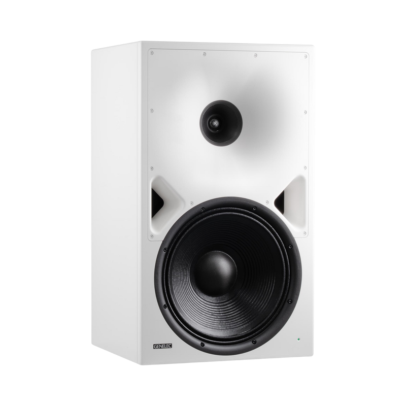 Undentia AB Genelec 8380 white studio monitor speaker for professional Dolby Atmos audio systems