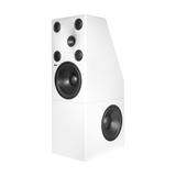 Undentia AB Genelec 8381A SAM Adaptiv point source main monitor speaker in white with a sleek, professional design.