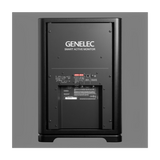 Rear view of the Undentia AB Genelec S360A SAM studio monitor showing input ports, calibration switches, and labels.