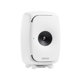 Undentia AB Genelec studio monitor speaker in white with a sleek, rounded design and central coaxial driver.