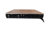 Undentia AB Matrix Audio Element P integrated amplifier rear panel showing various digital and analog input ports