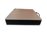 Undentia AB Matrix Audio Element P all-in-one streamer and integrated amplifier in a sleek silver metal chassis