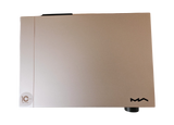 Undentia AB Matrix Audio Element S digital transport in a sleek silver finish with a 10-year anniversary logo.