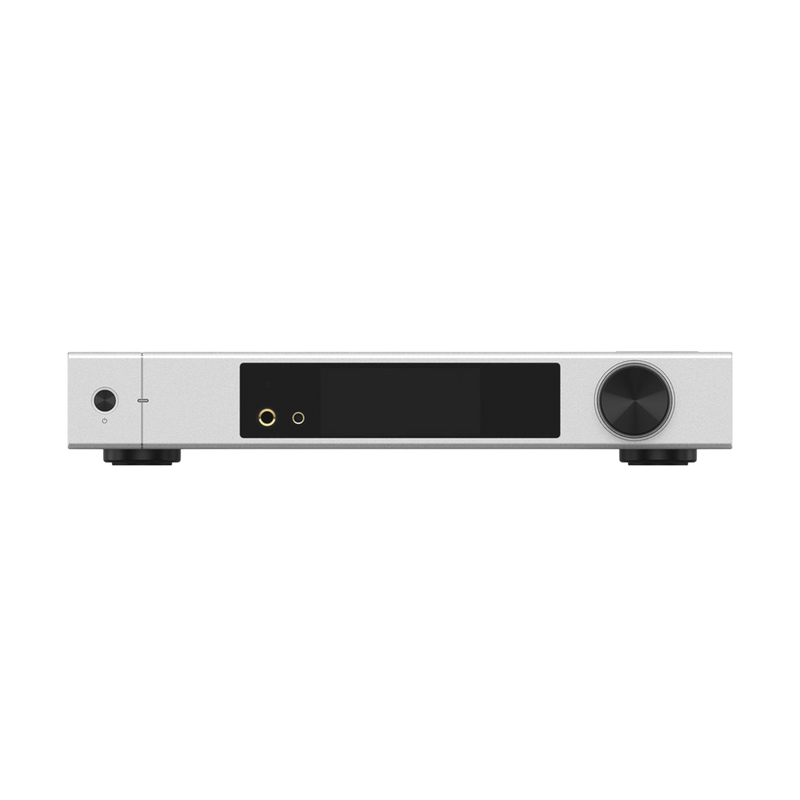 Undentia AB Matrix Audio Element X2 Pure silver music streamer and DAC with front display and headphone jacks