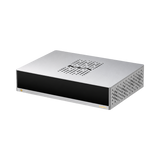 Undentia AB Matrix Audio MD-1 and MD-1P silver integrated network streamer and amplifier with minimalist design