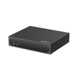 Undentia AB Matrix Audio Mini-i Pro 4 music streamer and DAC in a sleek black finish with headphone ports
