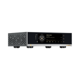 Undentia AB Matrix Audio NT-1 digital audio transport with a high-resolution front display showing music playback