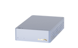 Undentia AB Matrix Audio SI-1 silver aluminum network isolator with minimalist design and front LED indicators