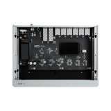 Undentia AB Matrix Audio SS-1 audiophile network switch with internal circuit board and cooling components exposed