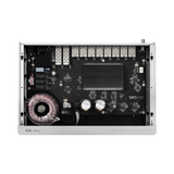 Undentia AB Matrix Audio SS-1 Pro audiophile network switch internal view showing toroidal transformer and circuitry