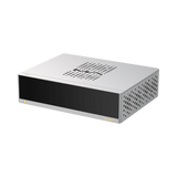 Undentia AB Matrix Audio NT-1 digital audio transport in a sleek silver metal chassis with a black front display.