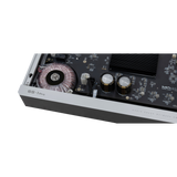 Undentia AB Matrix Audio SS-1 Pro network switch internal view showing toroidal transformer and audio-grade capacitors